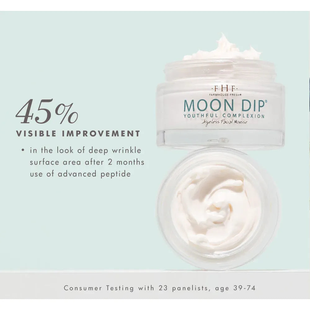 Moon Dip® Youthful Complexion Ageless Facial Mousse with Peptides + Retinol