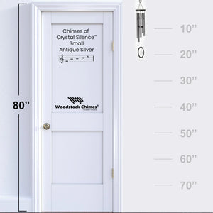Chimes of Crystal Silence™ | Antique Silver (Small)