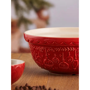 Mason Cash | Limited Edition Deck the Halls Bowl - Red | S30
