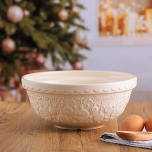 Mason Cash | Limited Edition Deck the Halls Bowl - Cream | S18