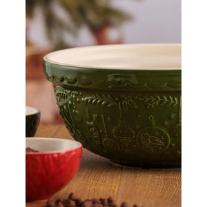 Mason Cash | Limited Edition Deck the Halls Bowl - Green | S24