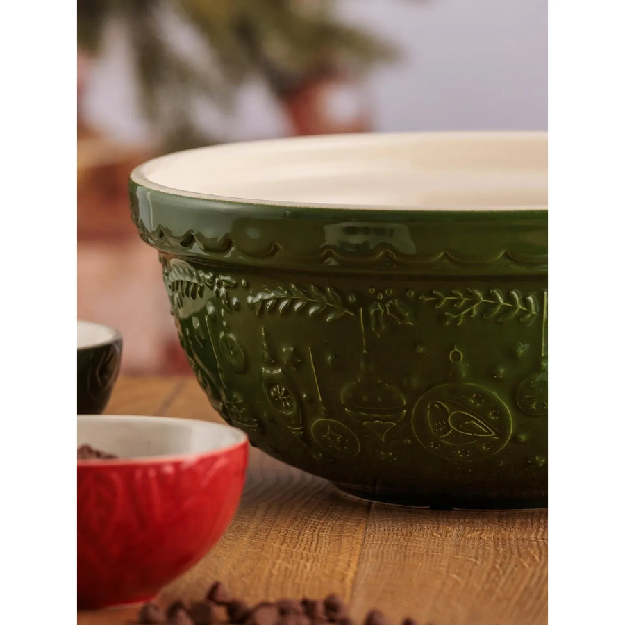 Mason Cash | Limited Edition Deck the Halls Bowl - Green | S24