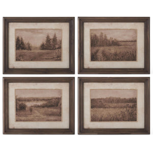 Wood Framed Naturescape Prints