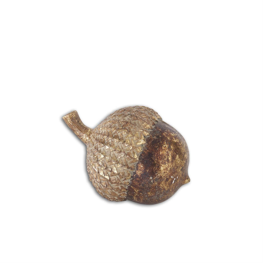 Gold Gilded Acorn