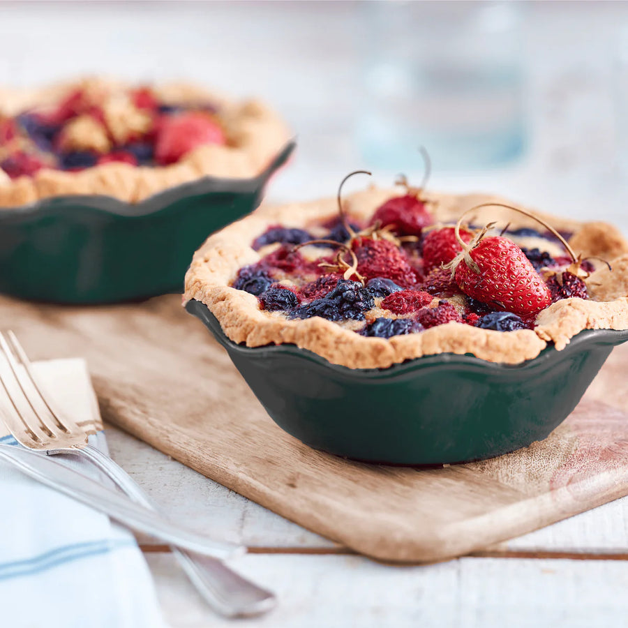 S/2 Mini Pie Dish | Evergreen