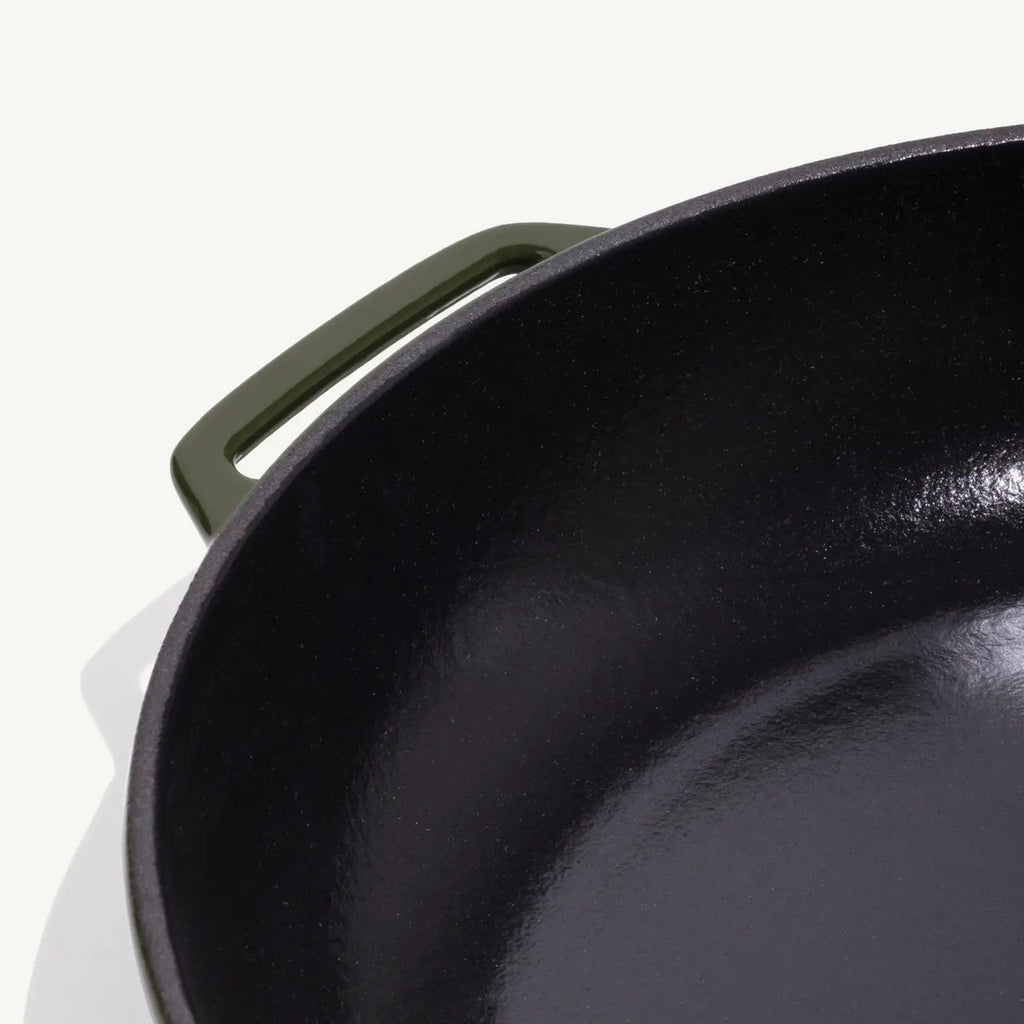 Enameled Cast Iron 11” Skillet | Willow Green
