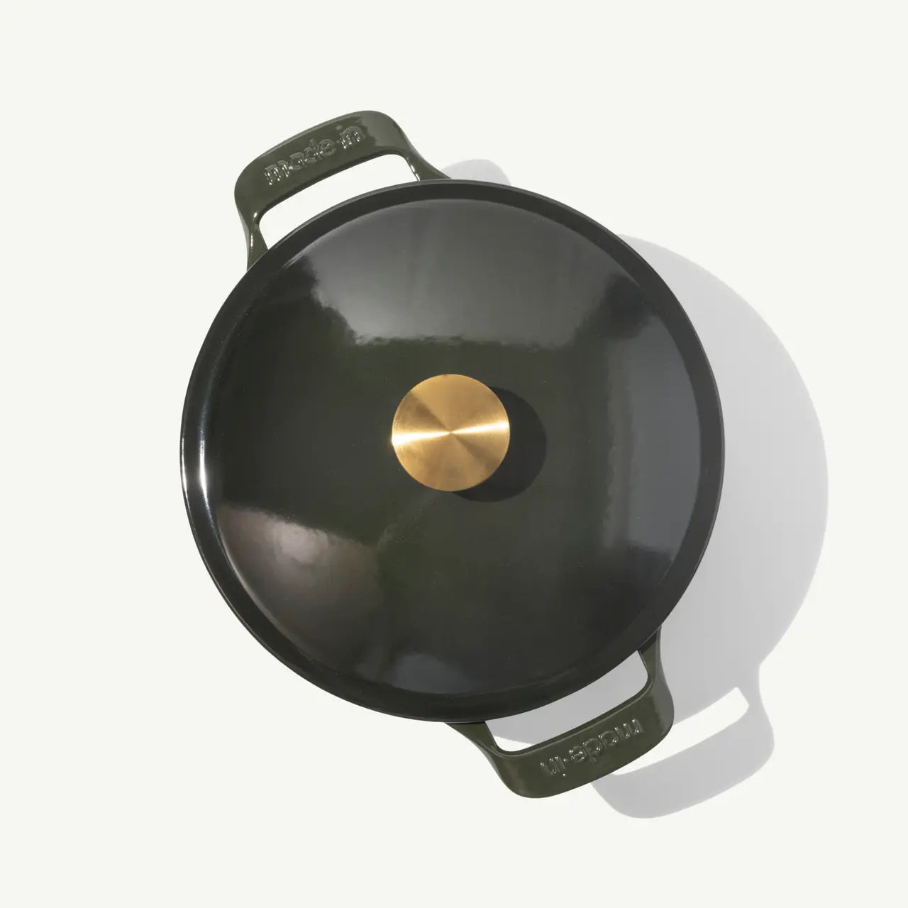 Enameled Cast Iron Dutch Oven | Round  5.5 Qt  - Willow Green