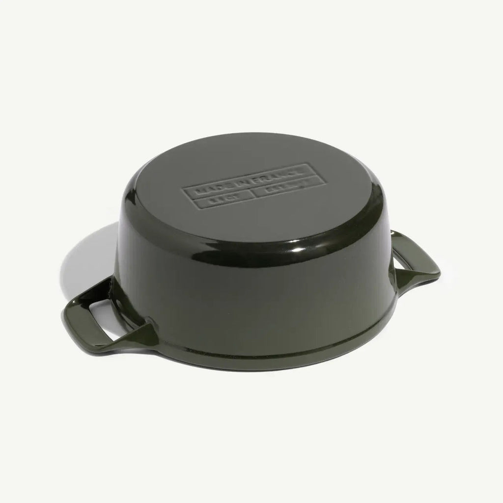Enameled Cast Iron Dutch Oven | Round  5.5 Qt  - Willow Green