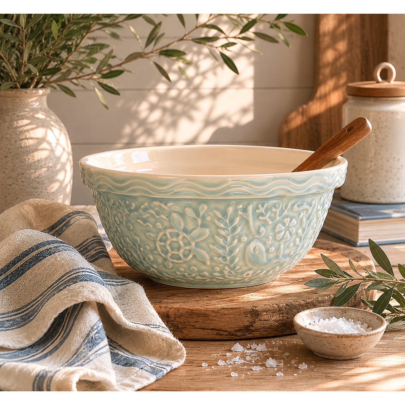 Mason Cash | Nautical Collection  | Turtle Light Blue - 2.15 Quart (S24)