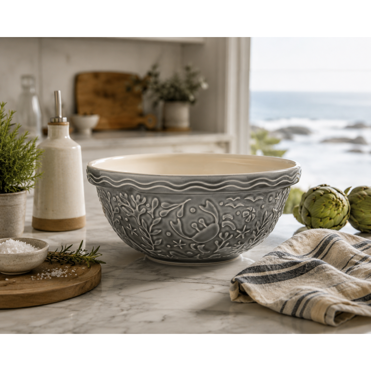 Mason Cash | Nautical Collection | Grey | 4.25 Quart (S12)