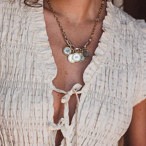 Everything Necklace - Ceramic Coated Brass & SS - 16" (Copy)