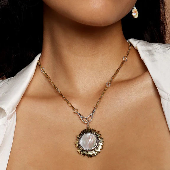 Everything Necklace - Ceramic Coated Brass & SS - 16" (Copy)