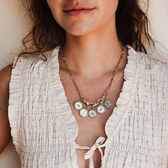 Everything Necklace - Ceramic Coated Brass & SS - 16" (Copy)