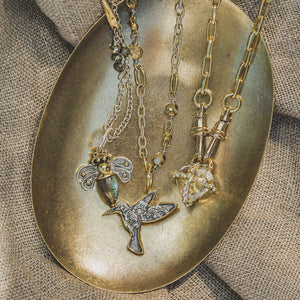 Everything Necklace - Ceramic Coated Brass & SS - 16" (Copy)