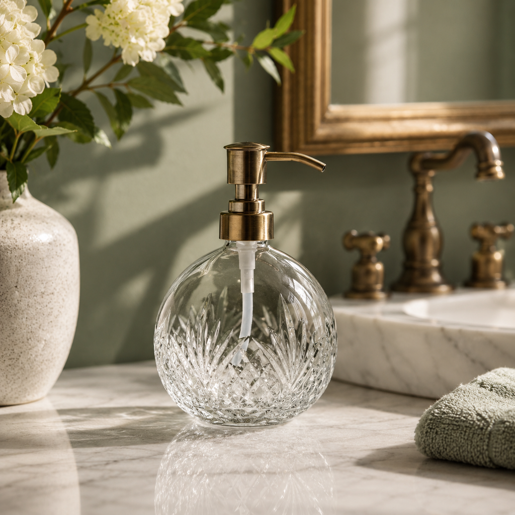 Dublin Crystal Soap Dispenser Clear