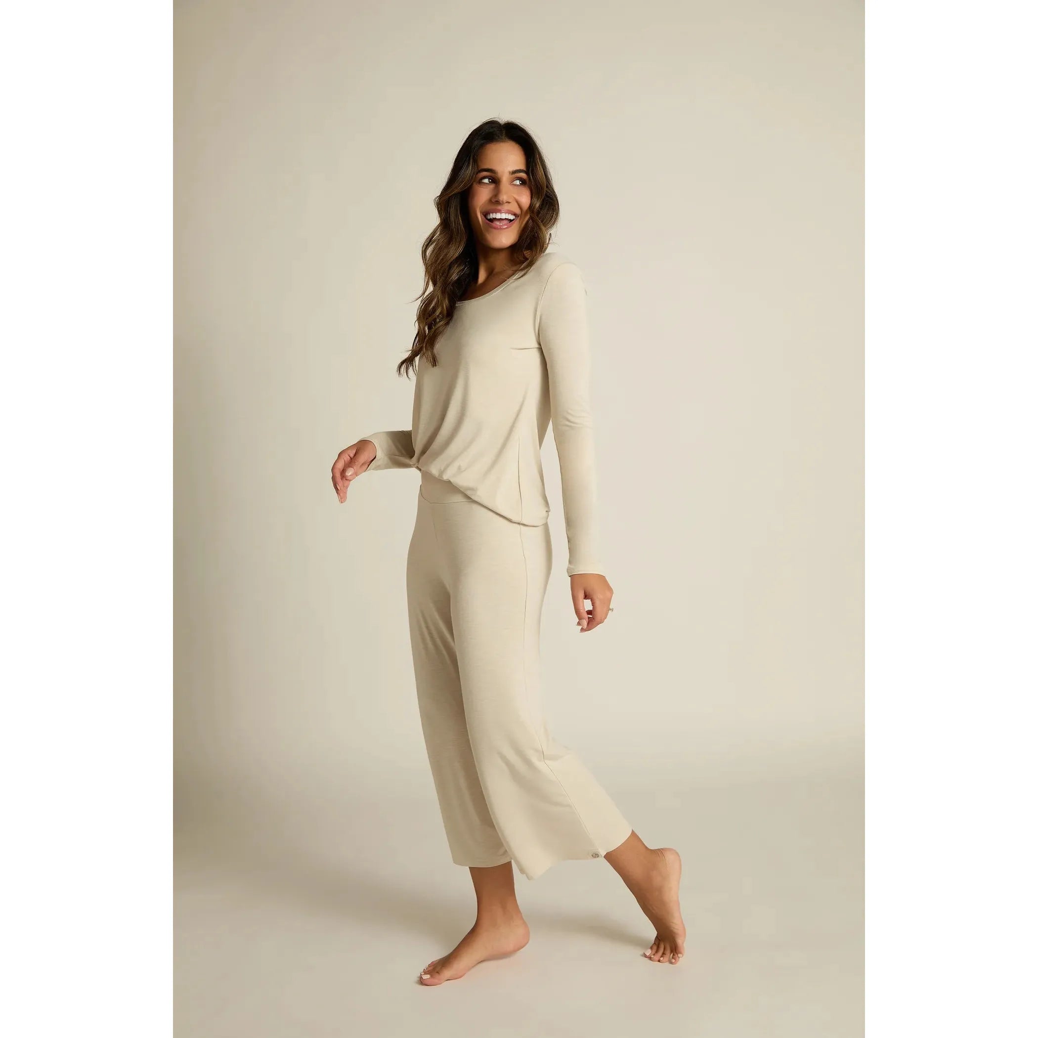 Wide-Leg Capri