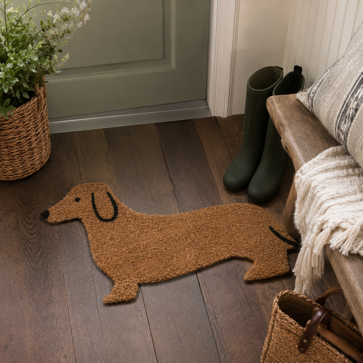 Doormat | Dachsund Shaped