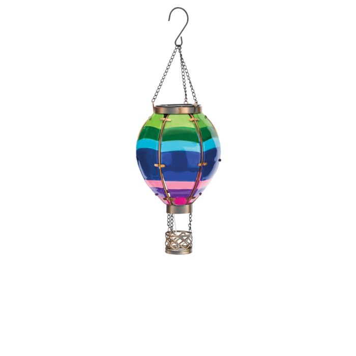 Hot Air Balloon Solar Lantern - SM | Stripe