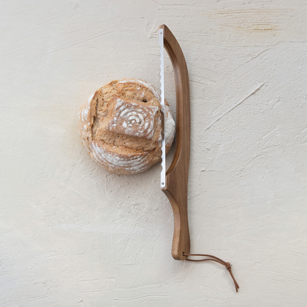 Wood Bread Bow Knife