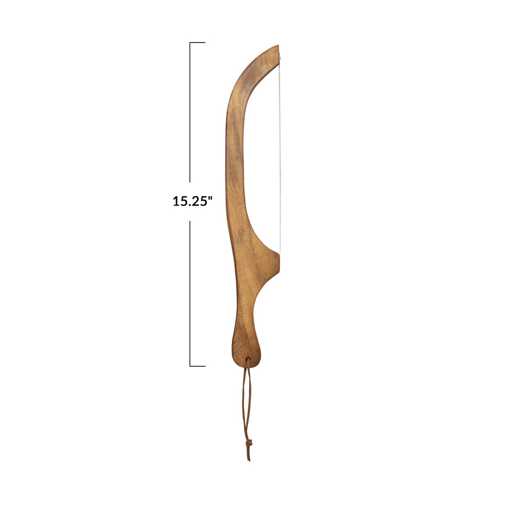 Wood Bread Bow Knife