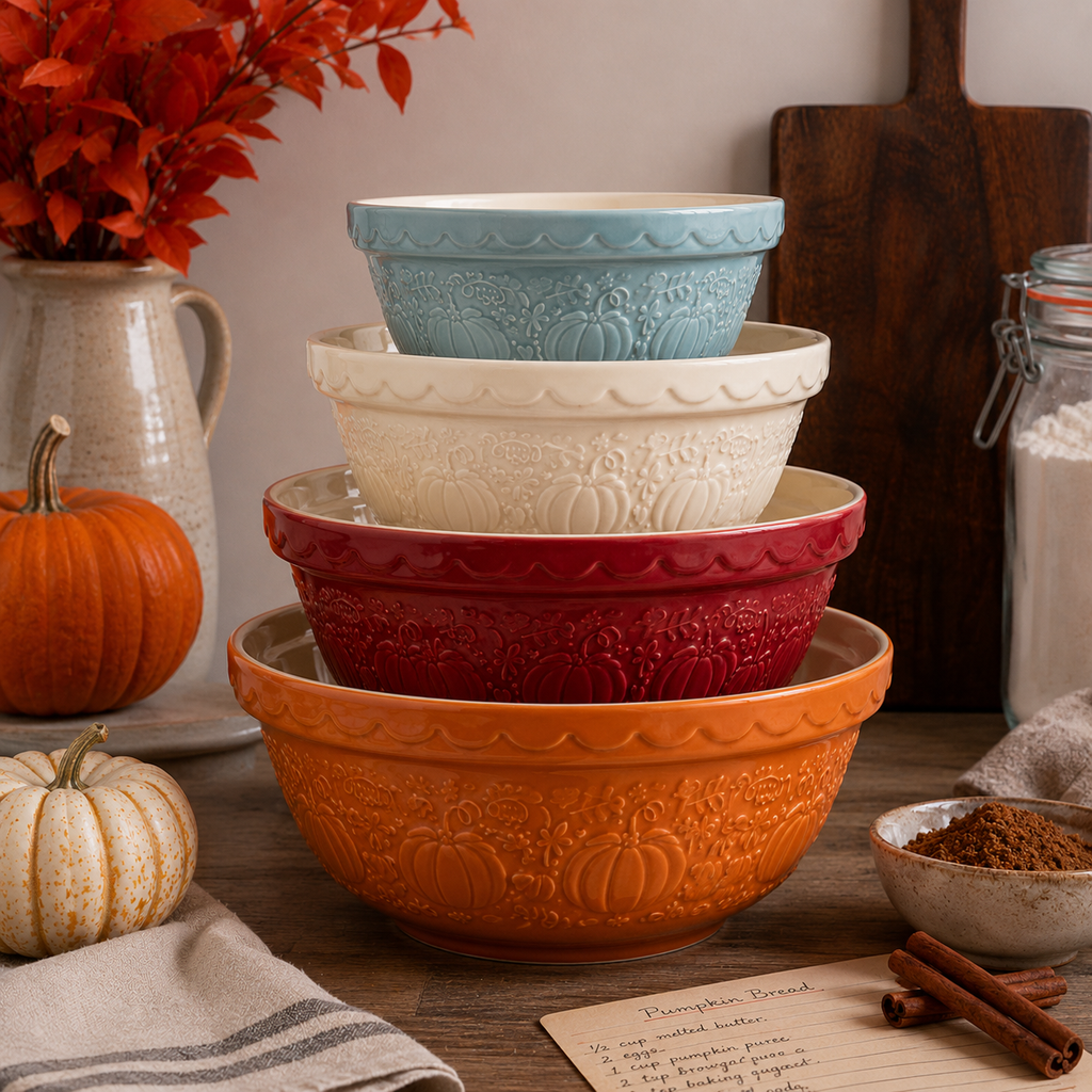 Mason Cash | Limited Edition Pumpkin Bowl | (S18) - Dark Red