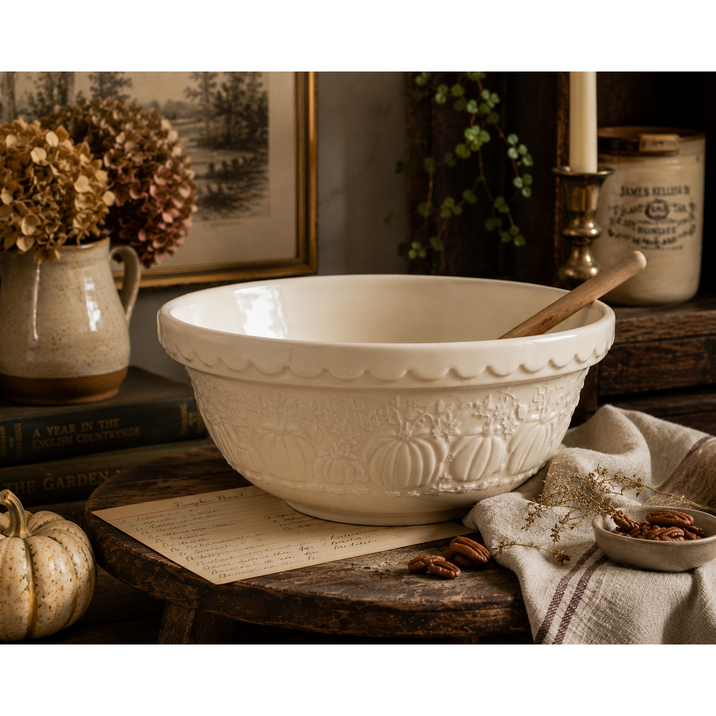 Mason Cash | Limited Edition Pumpkin Bowl | (S24) - Cream