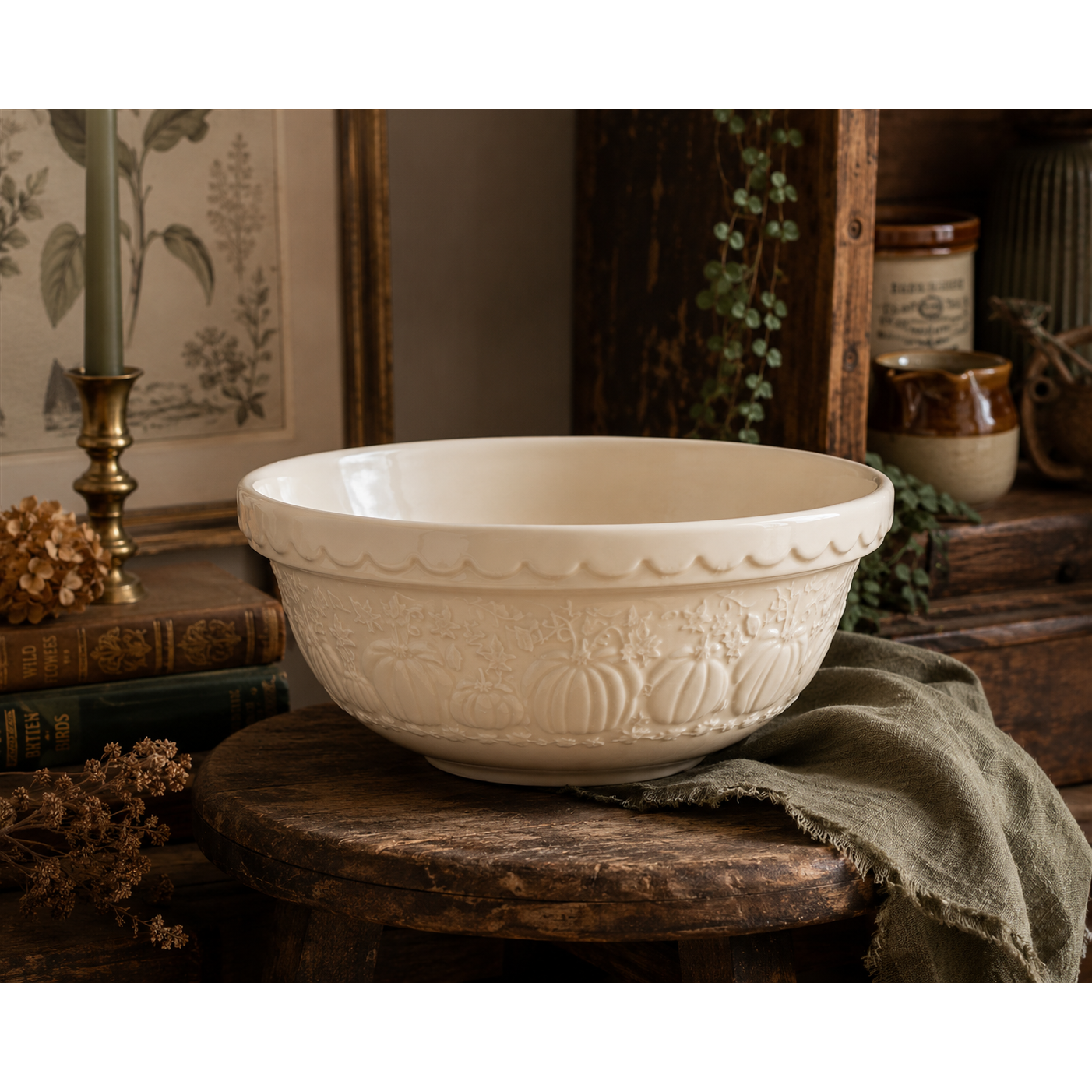 Mason Cash | Limited Edition Pumpkin Bowl | (S24) - Cream