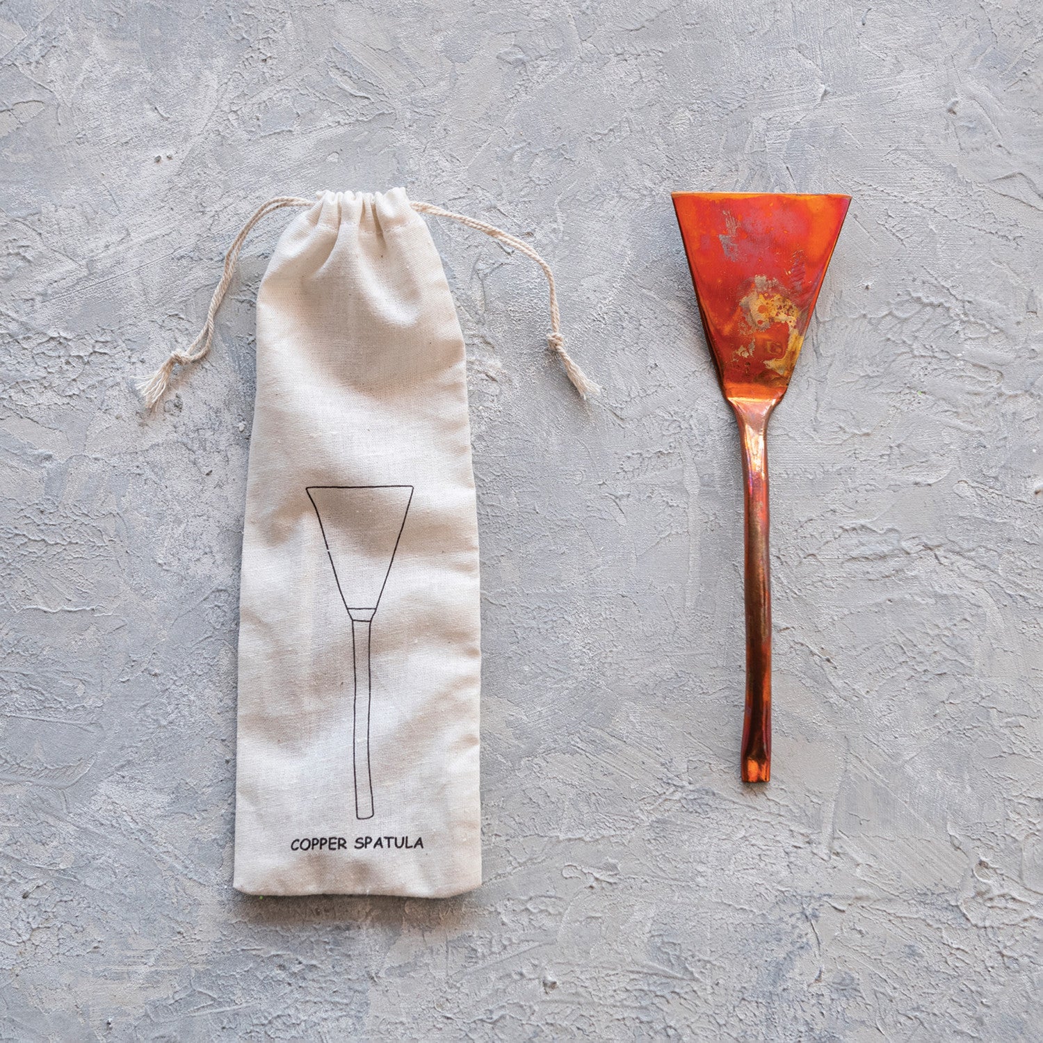 Hand-Forged Copper Spatula