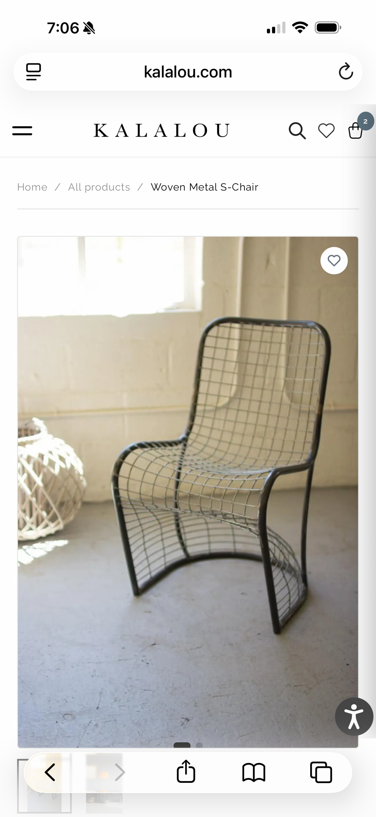 Metal Garden Chair