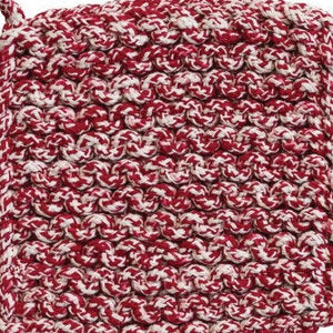 Square Melange Cotton Crocheted Pot Holder (Seasonal)