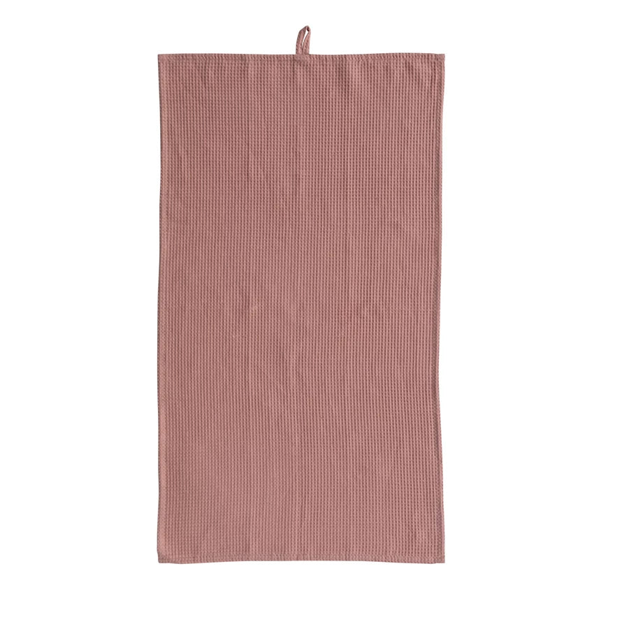 Oversized Woven Linen & Cotton Waffle Tea Towel