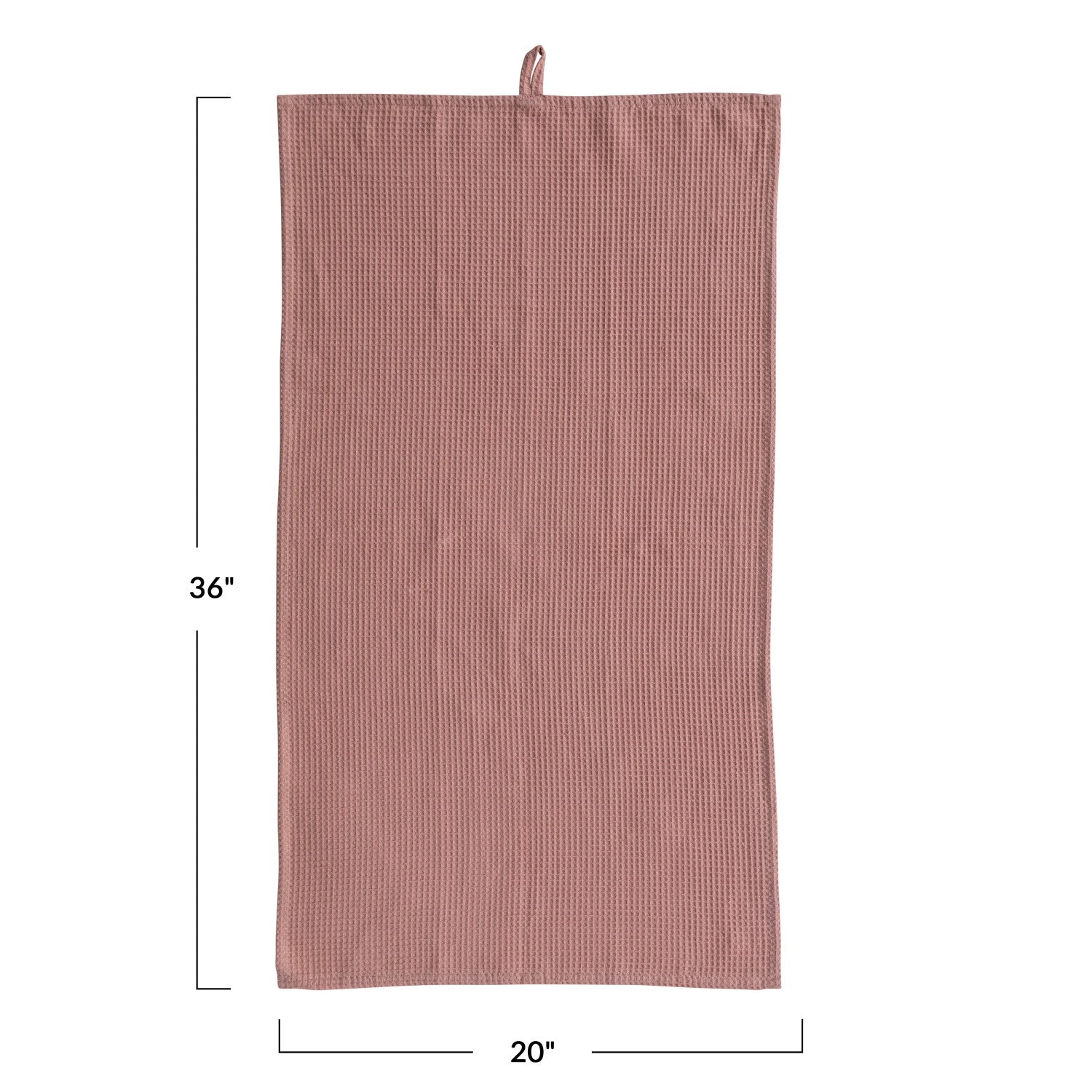 Oversized Woven Linen & Cotton Waffle Tea Towel