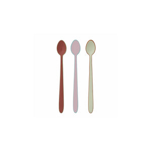 Enameled S/S Cocktail Spoon | Re-Mint-Pink