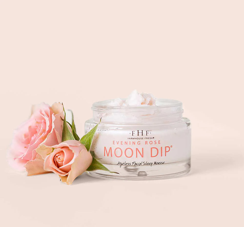 Evening Rose Moon Dip® Ageless Facial Sleep Mousse with Peptides + Retinol