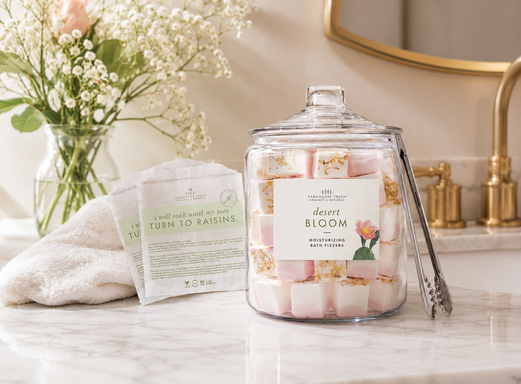 Desert Bloom 2-Layer Bath Fizzer Cubes