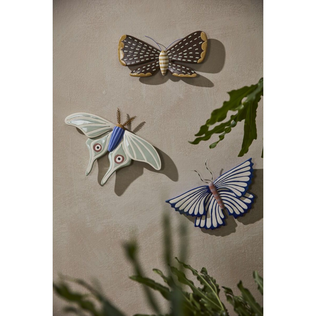 Sculpted Moth Wall Art