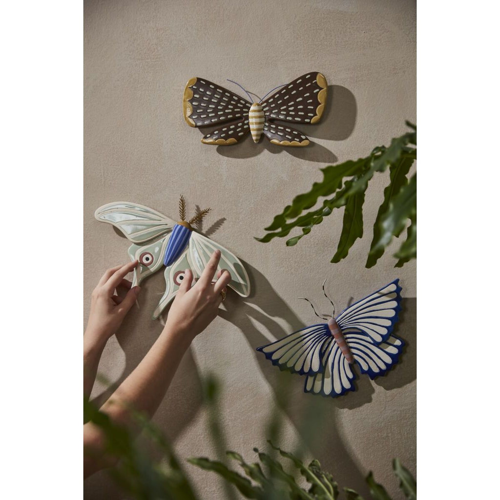 Sculpted Moth Wall Art