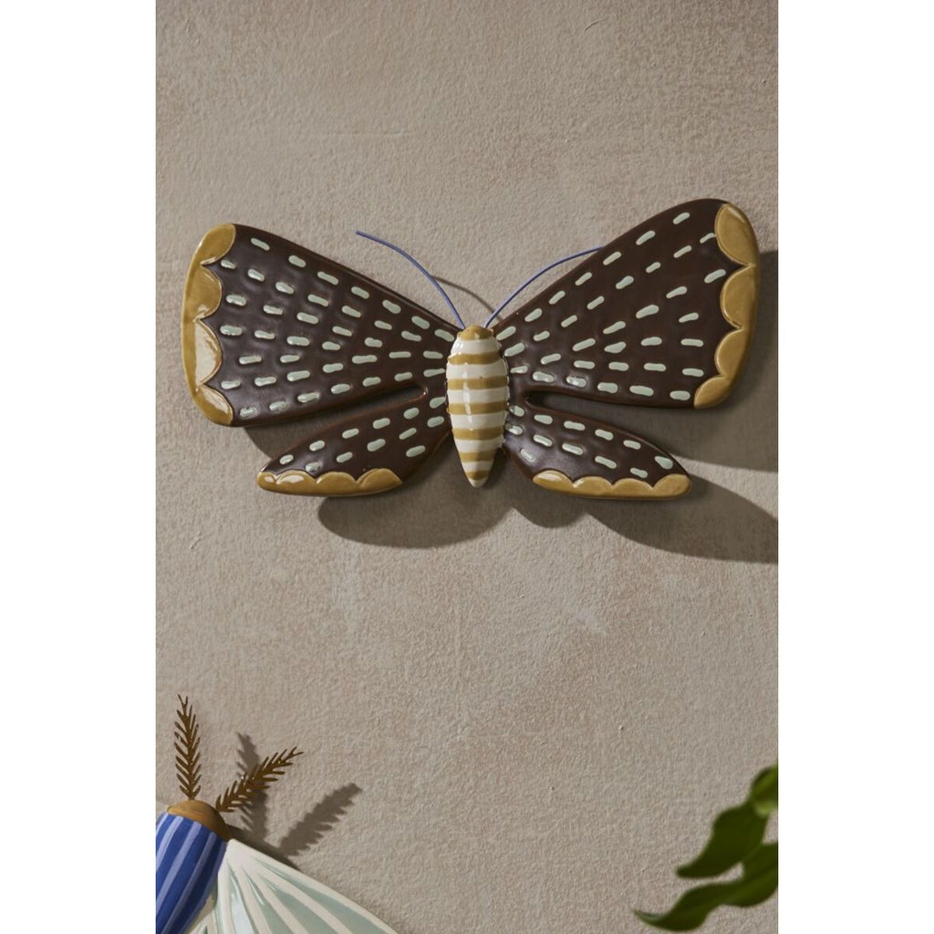 Sculpted Moth Wall Art