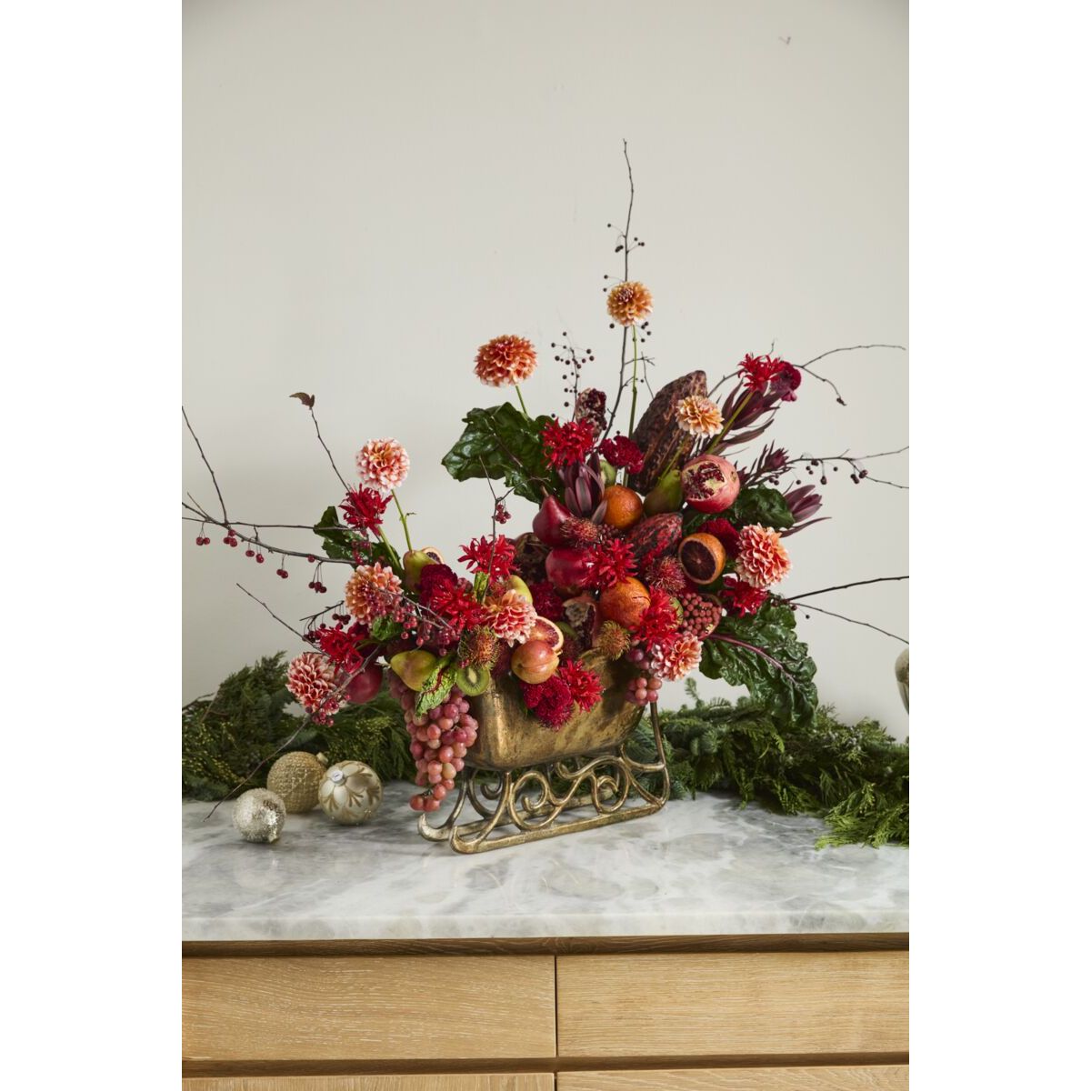 Vintage Sleigh Planter