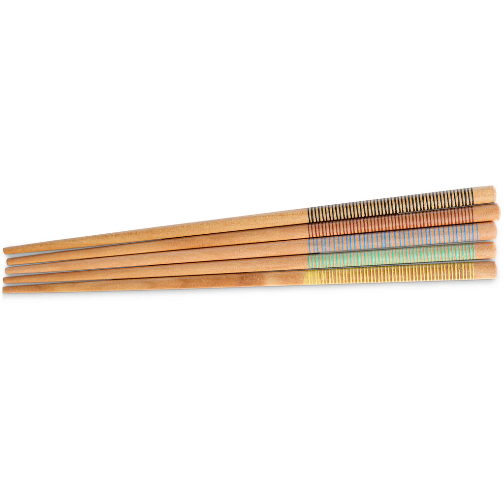 5-Pack Multi Stripe Chopsticks