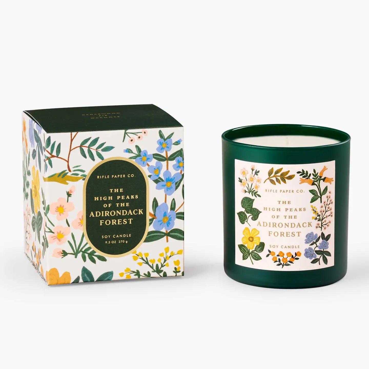 The High Peaks of the Adirondacks Forest | 9.5 oz Glass Candle