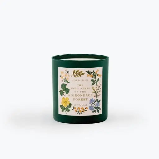 The High Peaks of the Adirondacks Forest | 9.5 oz Glass Candle