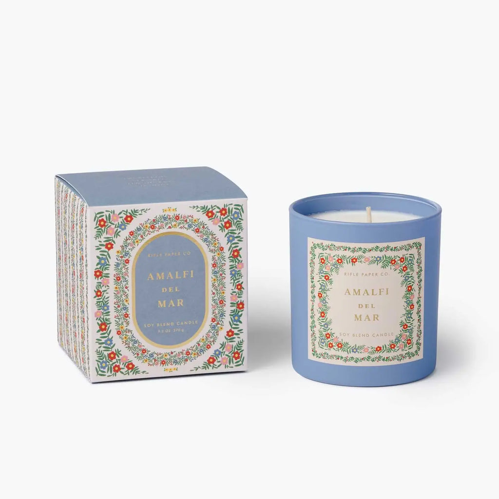 Rosette Amalfi Del Mar | 9.5 oz Glass Candle