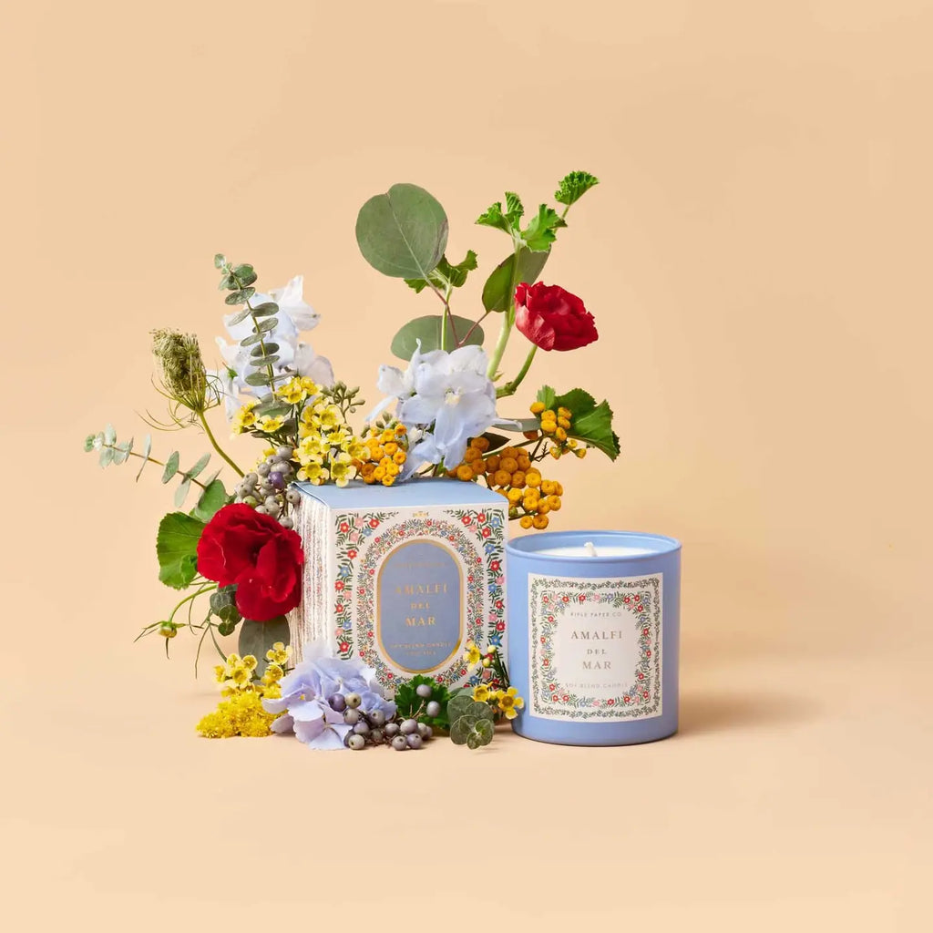 Rosette Amalfi Del Mar | 9.5 oz Glass Candle