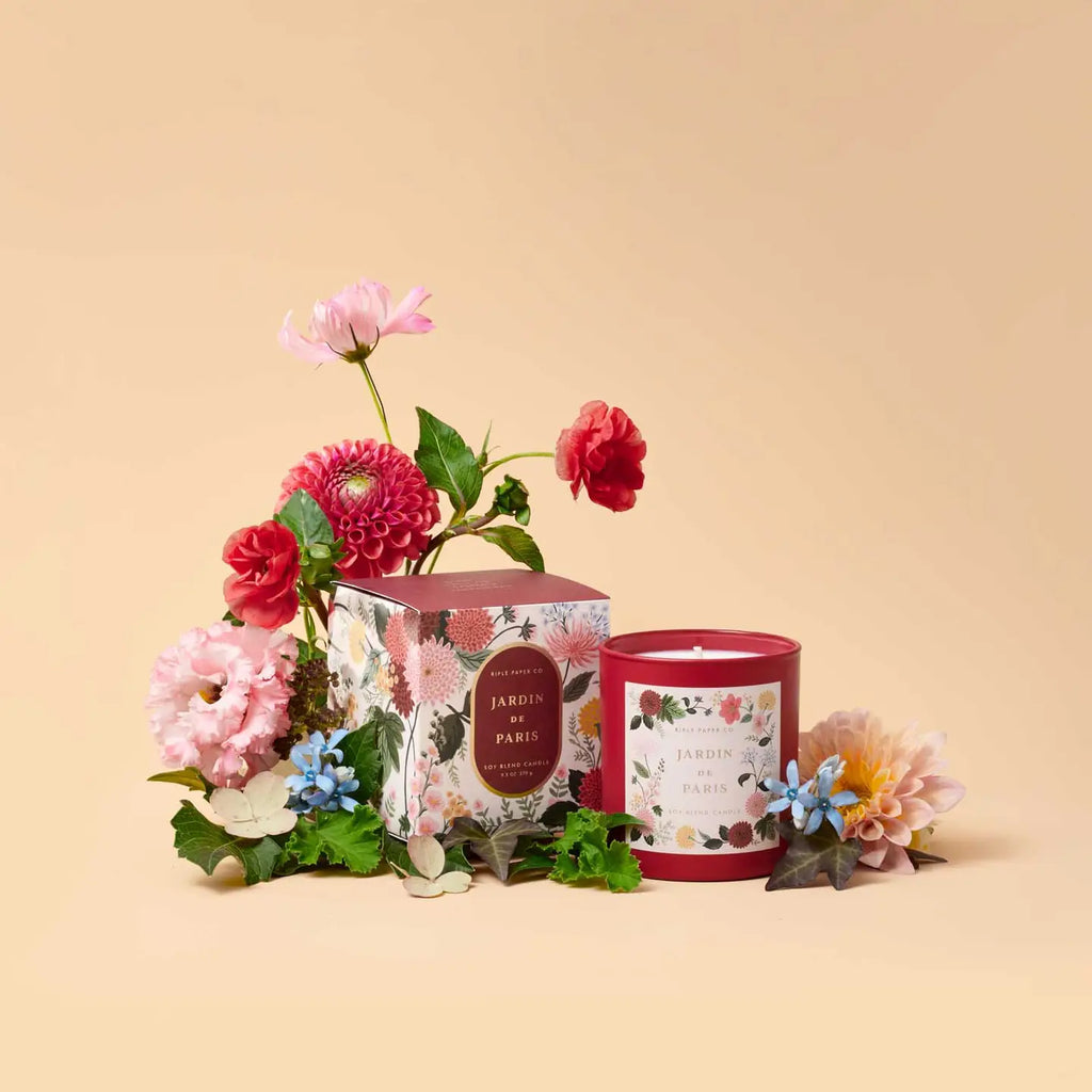 Dahlia Jardin de Paris | 9.5 oz Glass Candle
