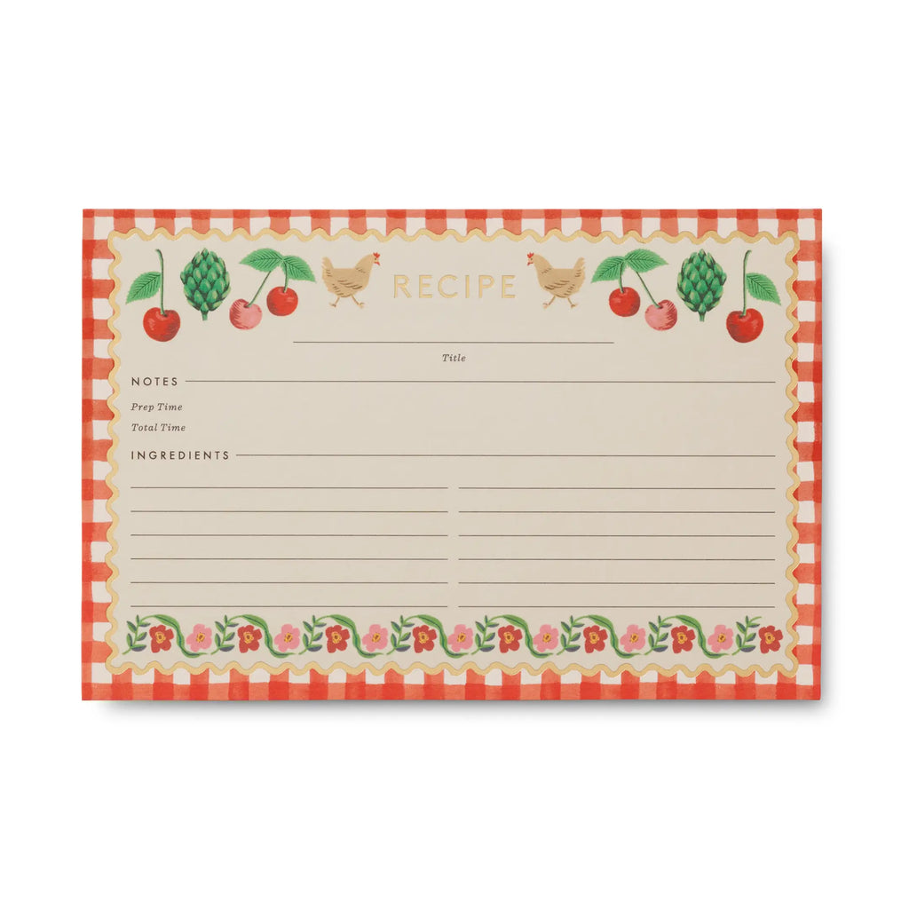 S/12 Recipe Cards | Cherry Farm