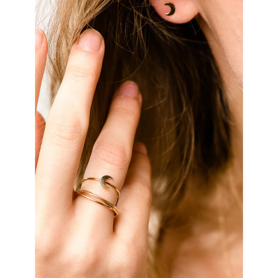 Moon Stacking Ring