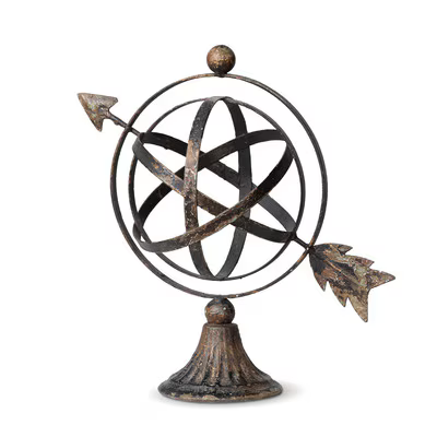 Armillary Iron Sculpture