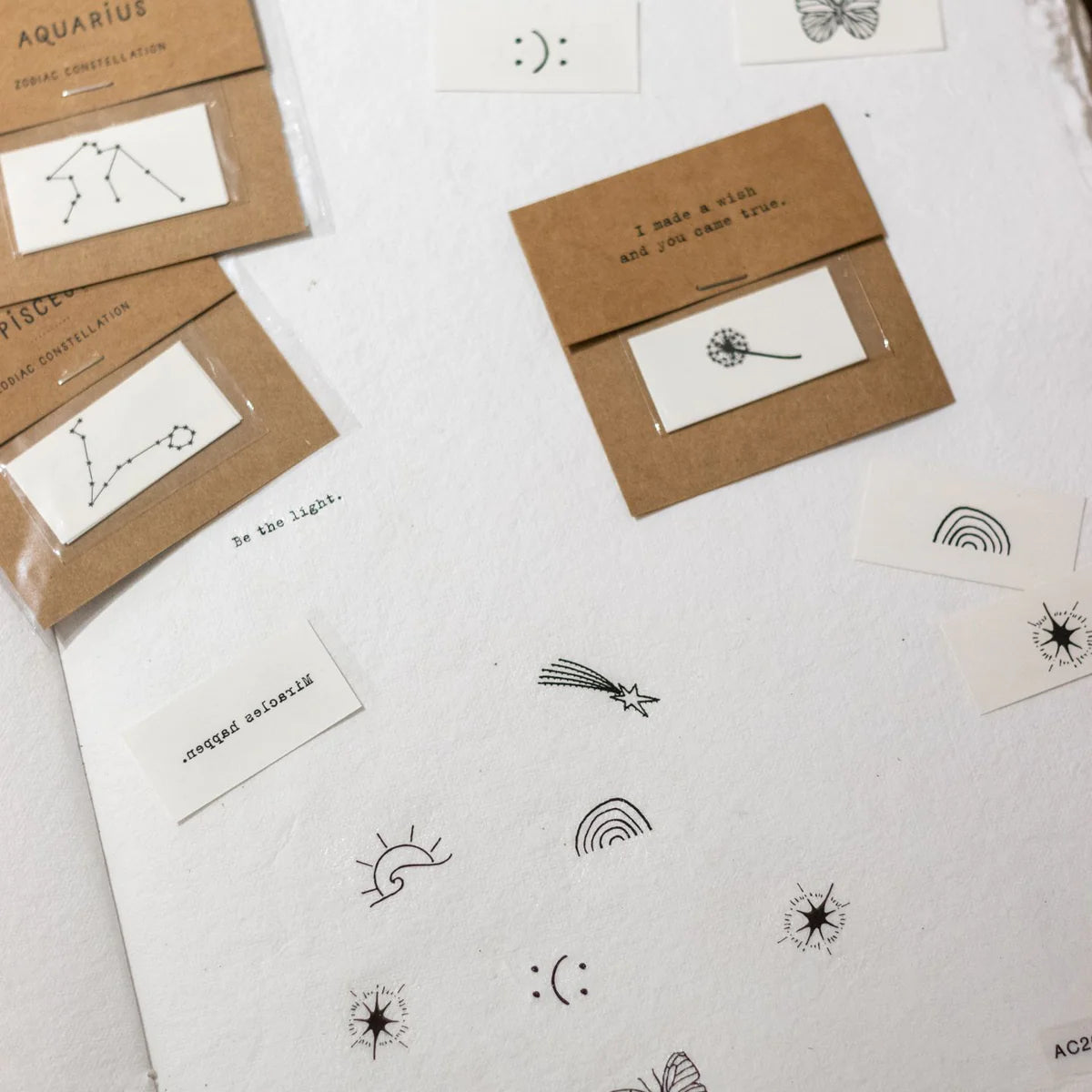Temporary Tattoos | Symbols
