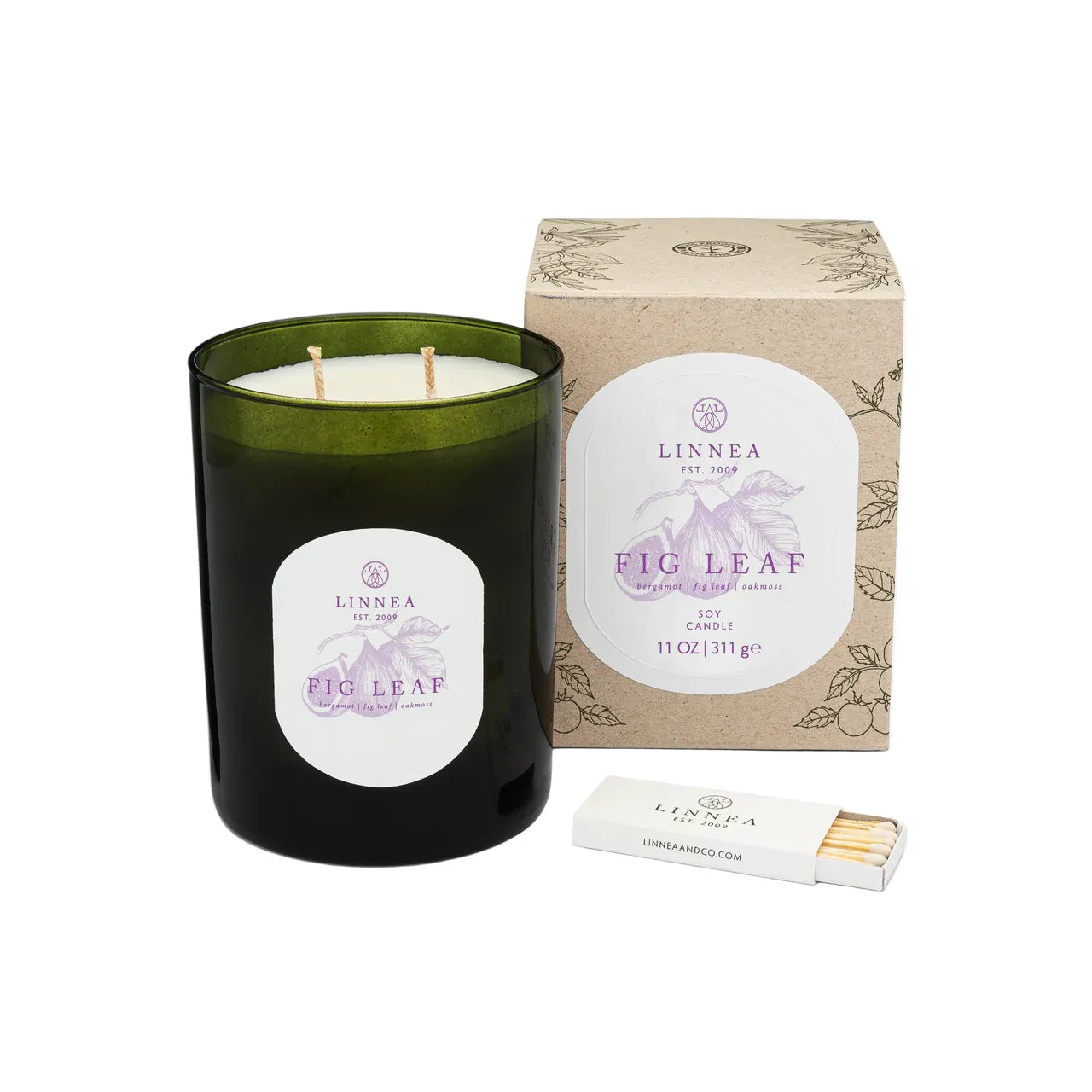 Linnea Candles | Botanik Collection | 2 Wick Candles